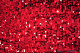 New York Dazzle Polyester Sequins Fabric - 6Mm Sequins, Semi Solid Mesh Sheer Background, 52" Width, Multiple Colors (1 Yard)