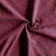 Poly Spandex Jersey Knit Fabric Red/Black Marl