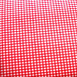 Swim Knit Red and White Gingham