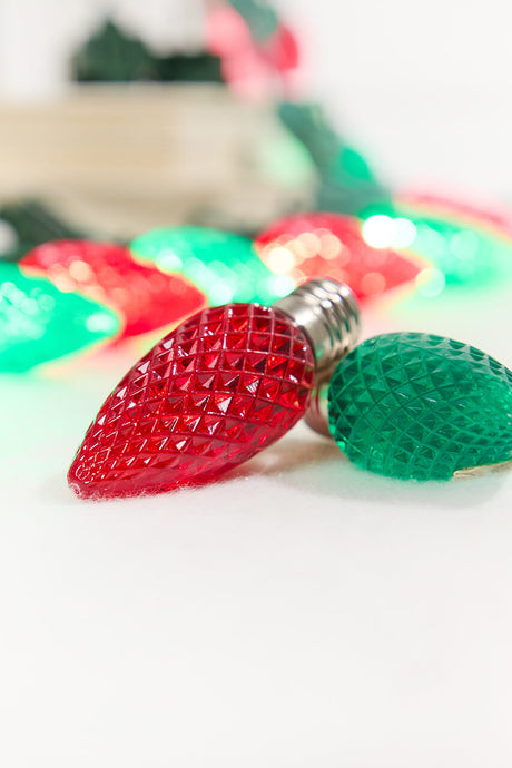 100' Outdoor Christmas Lighting Kit - Red/Green