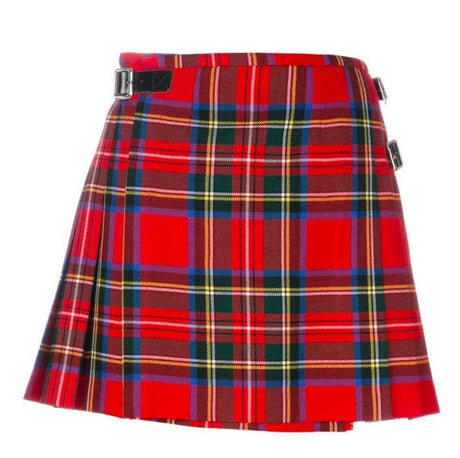 Christmas Red Kilt Poly Rayon Fabric - Red Tartan Plaid, 58/60" Width (Yards)