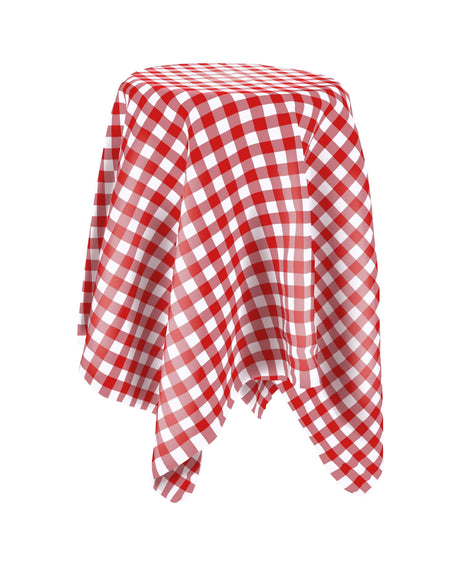 Picnic Checkers Polyester Fabric - Gingham Checkered, 1" X 1", 58/60" Width (1 Yard)