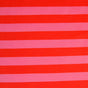 Swim Knit Nylon Lycra Red and Pink Stripe