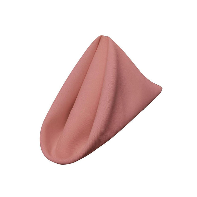 (12 / Pack) Dusty Rose 18″ Polyester Napkin