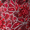 Beaded Corded Lace Trim Organza