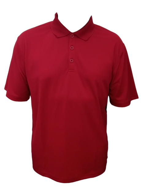 Vision Polo Coolon Polyester Fabric - Red, Regular Fit (1 Piece)