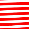 Nylon Lycra Swim Knit Red and White Stripe