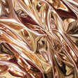 Champagne Mirror Reflective Vinyl Fabric,