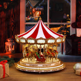 20" Regal Christmas Carousel