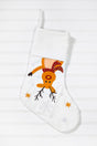 White Stocking with Rudolph