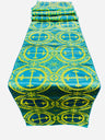 Religious Brocade Runner Tablecloth Brocade Fabric - Ecclesiastical Jacquard, Cross Motif, 14" Wide x 60" Long (1 Yard)