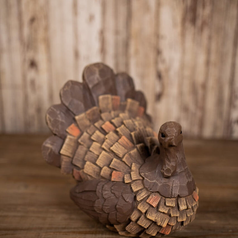 Wood Carved Turkey