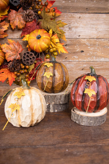 6” Resin Pumpkin Figure