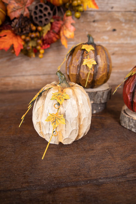 6” Resin Pumpkin Figure