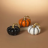 5" Resin Halloween Pumpkin with Spikes