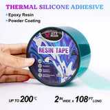 Resin High Temp Heat Resistant Tape - 2" (108 foot roll)