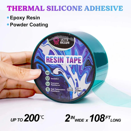 Resin High Temp Heat Resistant Tape - 2" (108 foot roll)