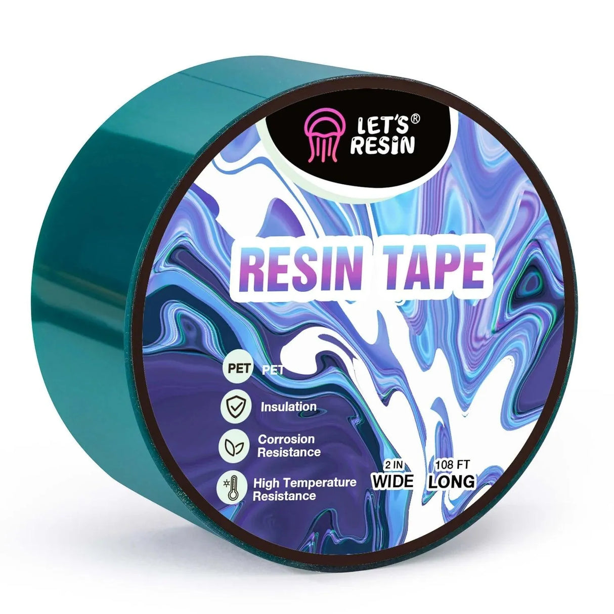 Resin High Temp Heat Resistant Tape - 2" (108 foot roll)