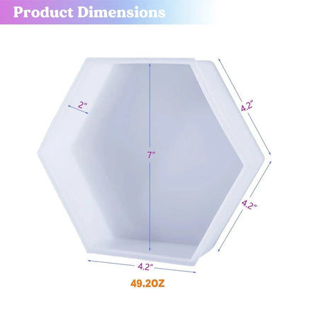 Molde de Silicona para Resina - Hexágono