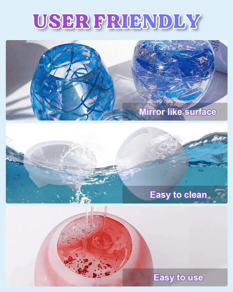 Molde de silicona para resina - Molde de frasco de pera