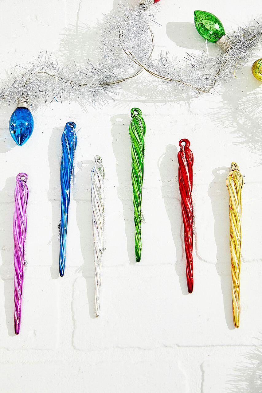 5" Vintage Inspired Icicle Ornament