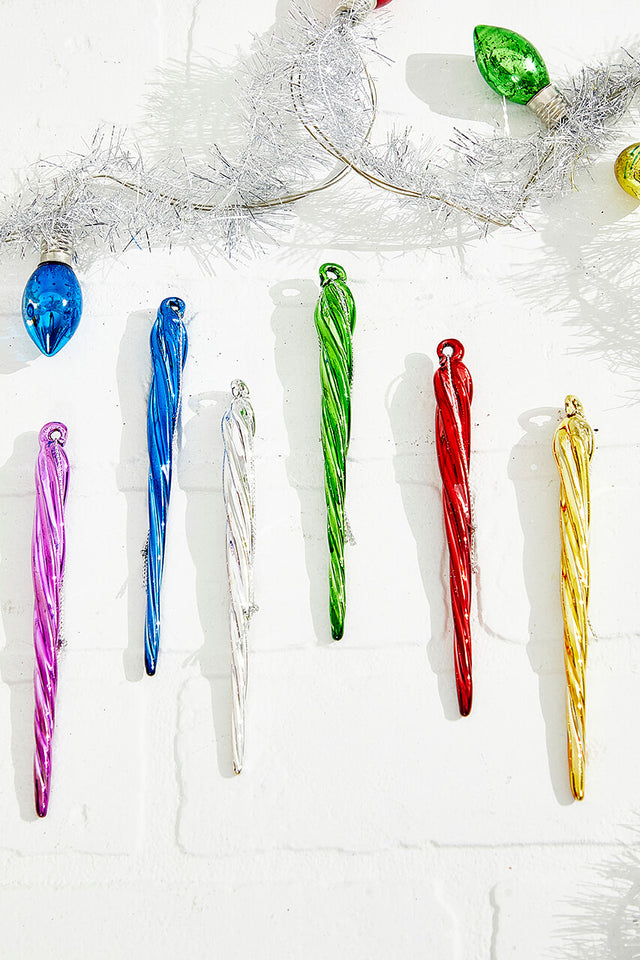 5" Vintage Inspired Icicle Ornament