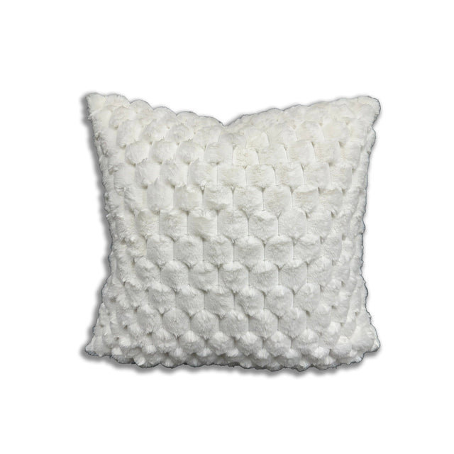 Rexa 1 Polyester Throw Pillow Fabric - Chinchilla Rabbit Feel, Double Sided, 20" X 20" (1 Piece)