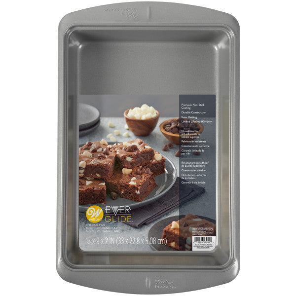Wilton Ever-Glide Non-Stick Oblong Baking Pan, 13 x 9-Inch