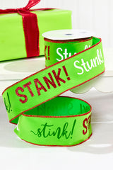 2.5" x 10 Yards Stink! Stank! Stunk! Ribbon