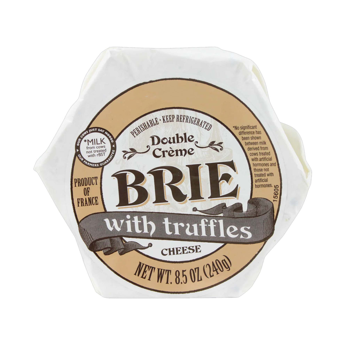 Double Creme Brie with Truffles – French Gourmet Cheese