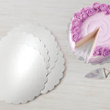 Wilton Silver 12-Inch Round Cake Platters, 8-Count
