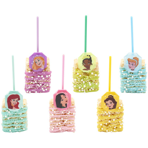 Disney Princess Characters Rings for Cupcakes and Cakes Toppers, 144 Pack