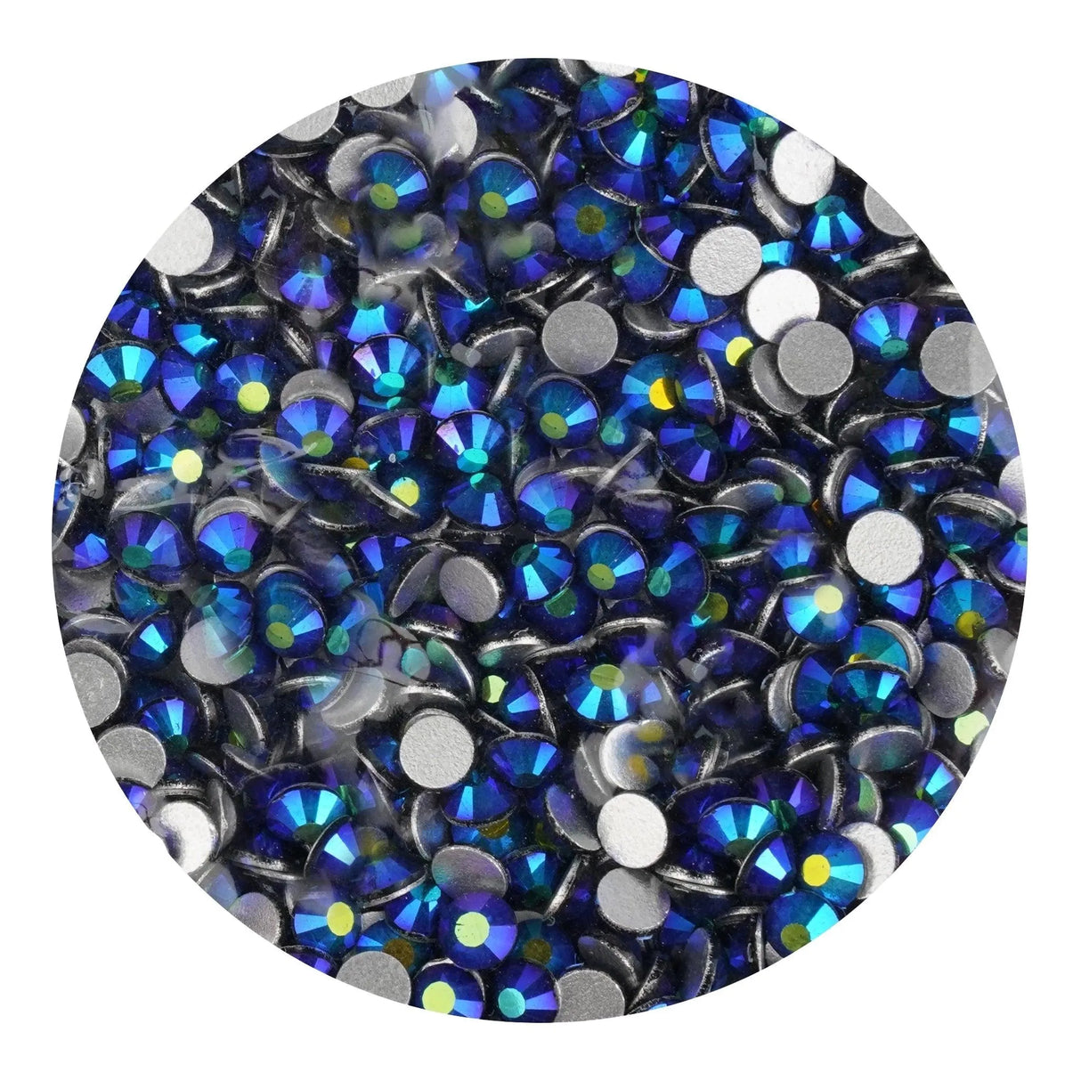 Rhinestone AB Iridescent - Cobalt  (1400 Non Hot Fix Stones - SS10)