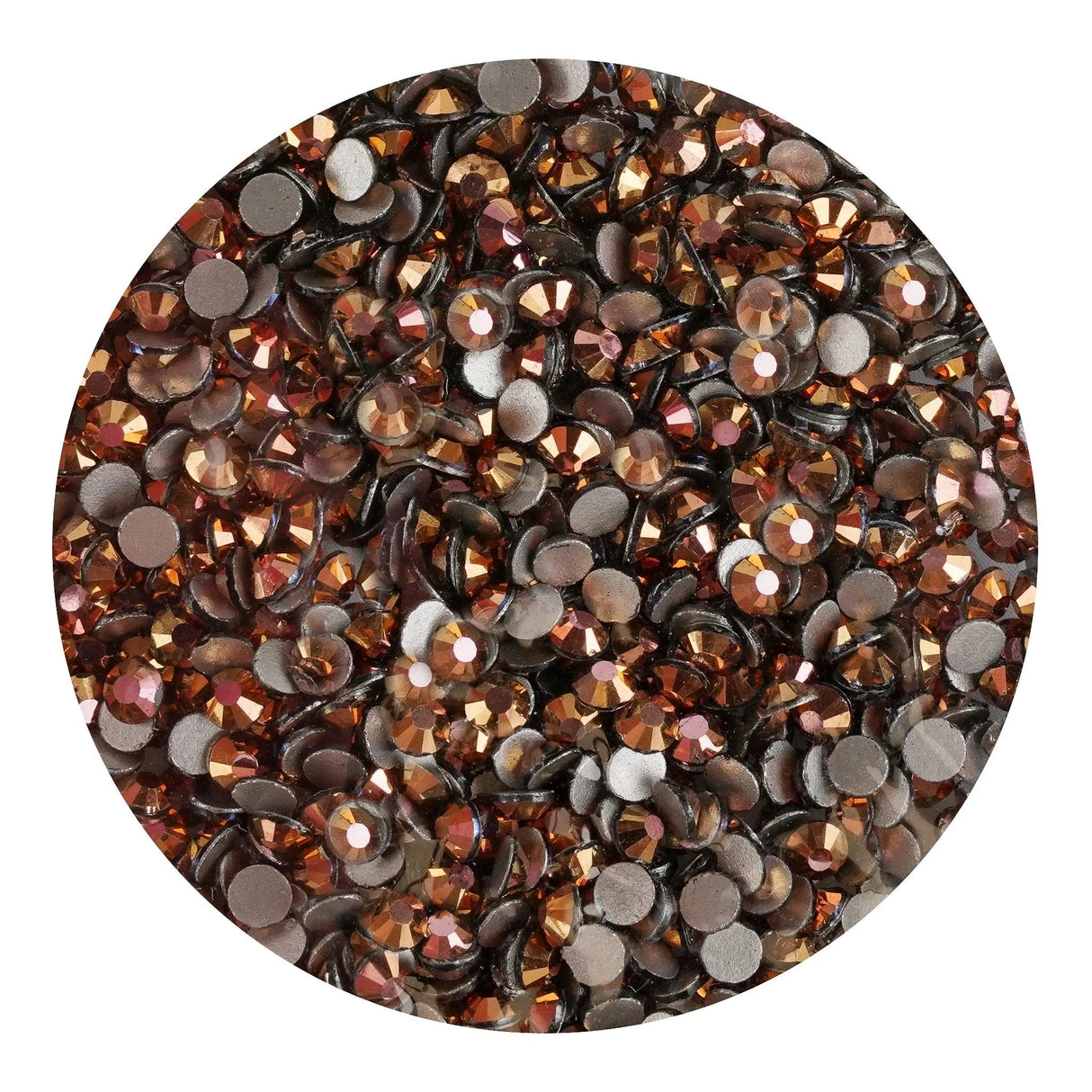 Rhinestone Metallic Copper (1400 Non Hot Fix - SS10)