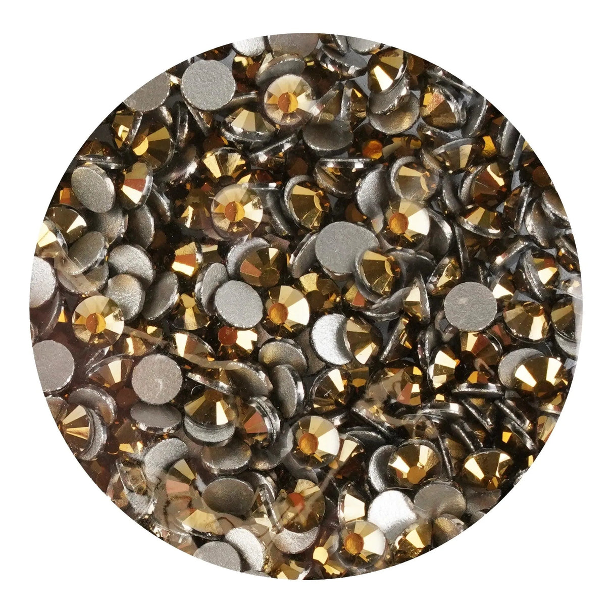 Rhinestone Metallic Gold (1400 Non Hot Fix - SS10)