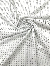 Rhinestone Nylon Spandex Fabric - Crystal Rhinestones, 54" Width (1 Yard)