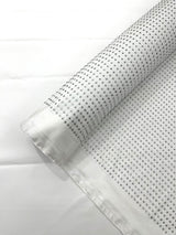 Rhinestone Nylon Spandex Fabric - Crystal Rhinestones, 54" Width (1 Yard)