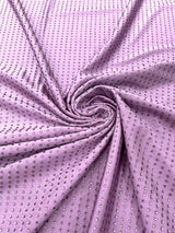 Rhinestone Nylon Spandex Fabric - Crystal Rhinestones, 54" Width (1 Yard)