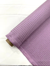 Rhinestone Nylon Spandex Fabric - Crystal Rhinestones, 54" Width (1 Yard)