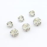 Sew-On Rhinestones Crystal Decorative Studs for Leather & Apparel - 6mm/8mm