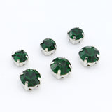Sew-On Rhinestones Crystal Decorative Studs for Leather & Apparel - 6mm/8mm