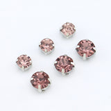Sew-On Rhinestones Crystal Decorative Studs for Leather & Apparel - 6mm/8mm