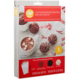 Wilton Christmas Hot Cocoa Bomb Decorating and Gifting Kit, Decorates 6