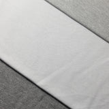 Bamboo Luxe Bamboo Spandex Fabric - Ash Grey, White, Grey Stone, Solid, 60/62" Width (1 Yard)