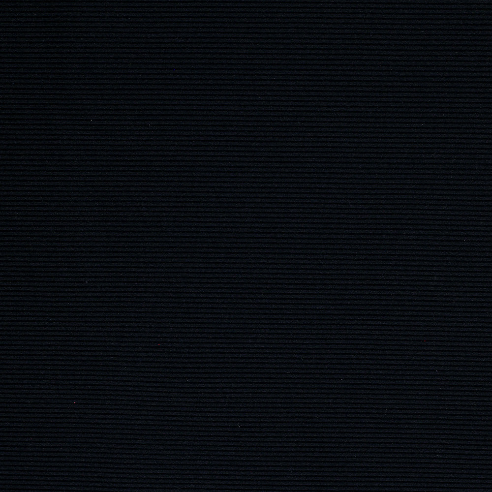 Rib Deluxe Nylon Spandex Fabric - Black, White, Solid Ribbed, 60" Width, 300 GSM (1 Yard)