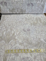 Quilting Cotton Original Morris & Co Pure Honeysuckle and Tulip Ivory