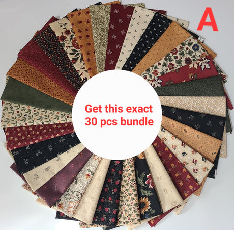 Fat Quarter Bundle Kansas Troubles by Moda Floral Quilting Cotton Pre-Cut