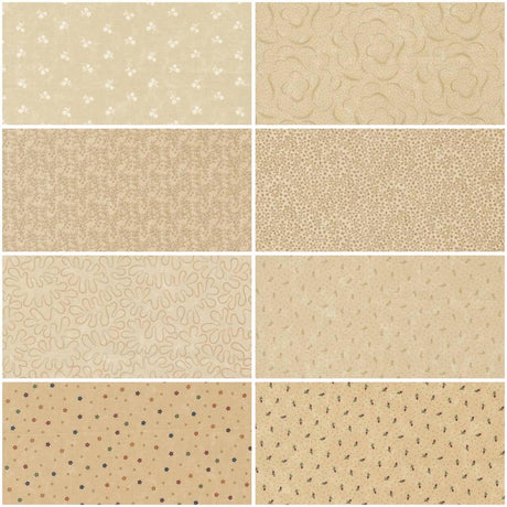 Fat Quarter Bundle Moda Kansas Troubles Cream Background