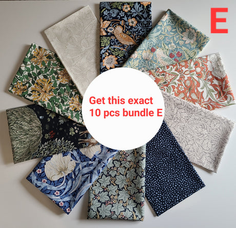 Fat Quarter Bundle William Morris Floral Prints Free Spirit