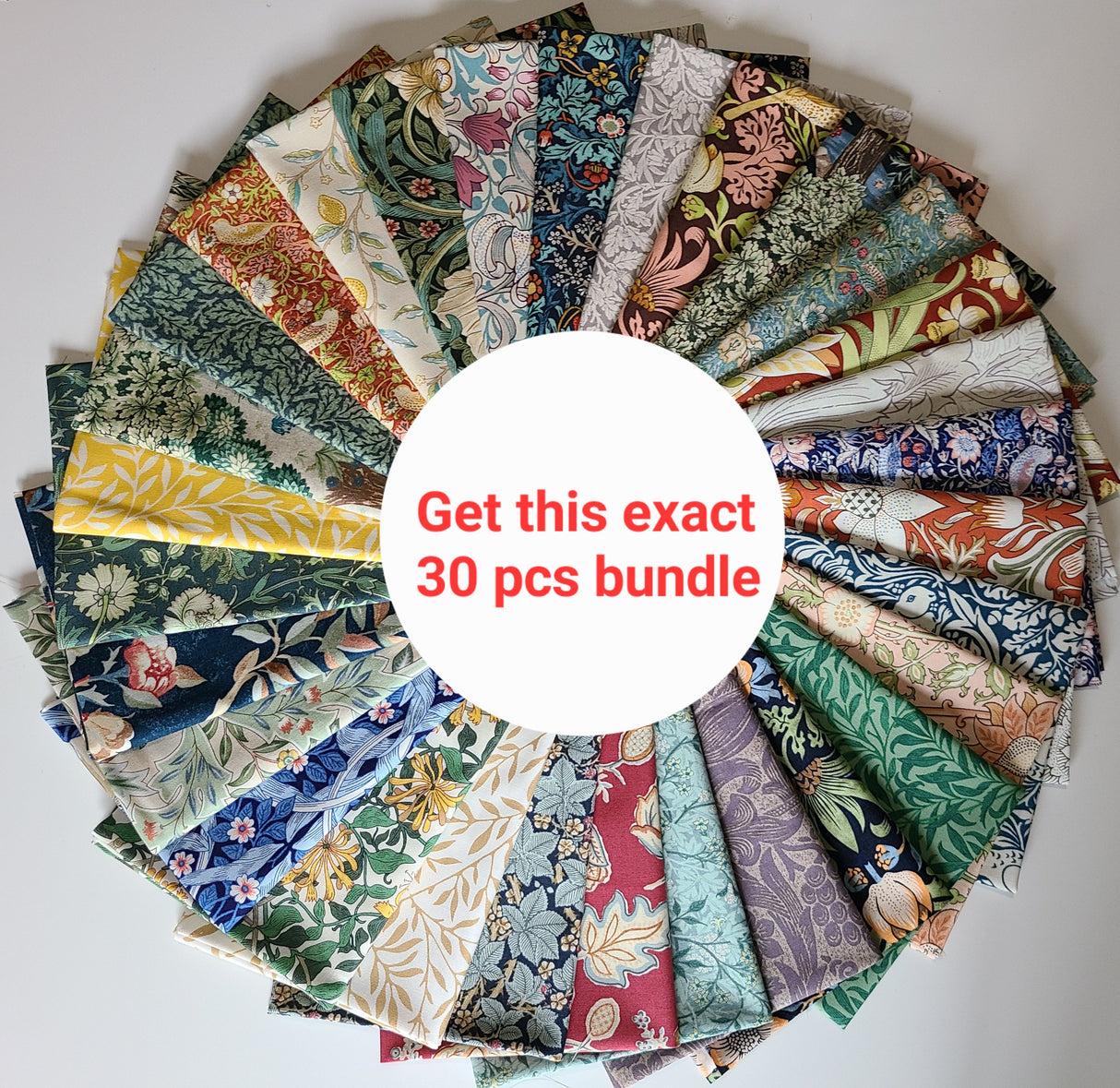Fat Quarter Bundle William Morris Floral Prints Free Spirit